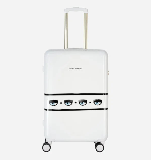 Chiara Ferragni Brand LOGOMANIA TROLLEY M | Suitcases