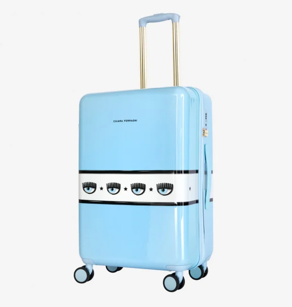Chiara Ferragni Brand LOGOMANIA TROLLEY M | Suitcases