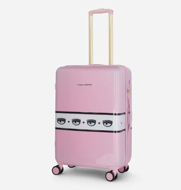 Chiara Ferragni Brand LOGOMANIA TROLLEY M | Suitcases