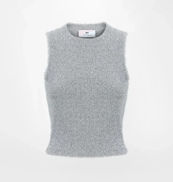 Chiara Ferragni Brand LUREX KNIT TOP | Tops & T-Shirt