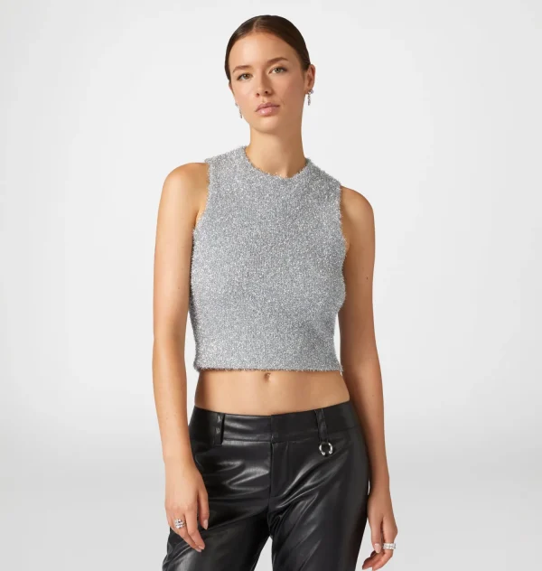 Chiara Ferragni Brand LUREX KNIT TOP | Tops & T-Shirt