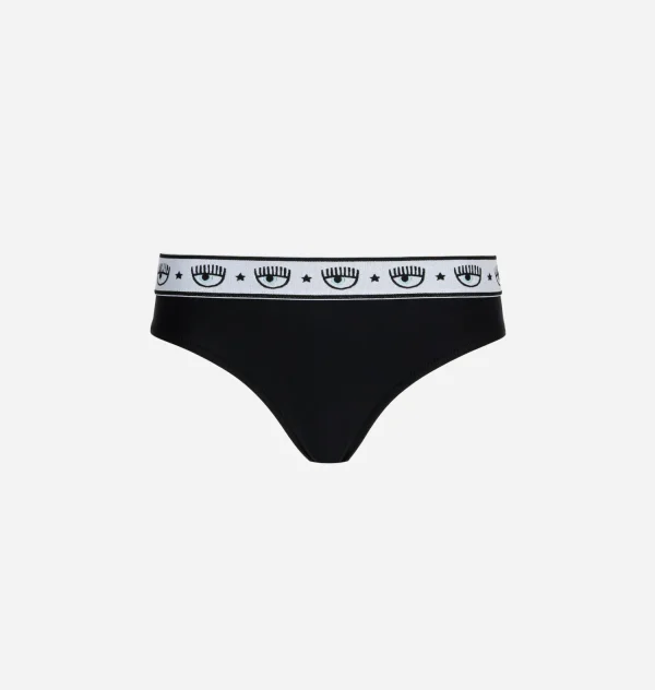 Chiara Ferragni Brand MAXI LOGOMANIA BIKINI BRIEFS | Beachwear
