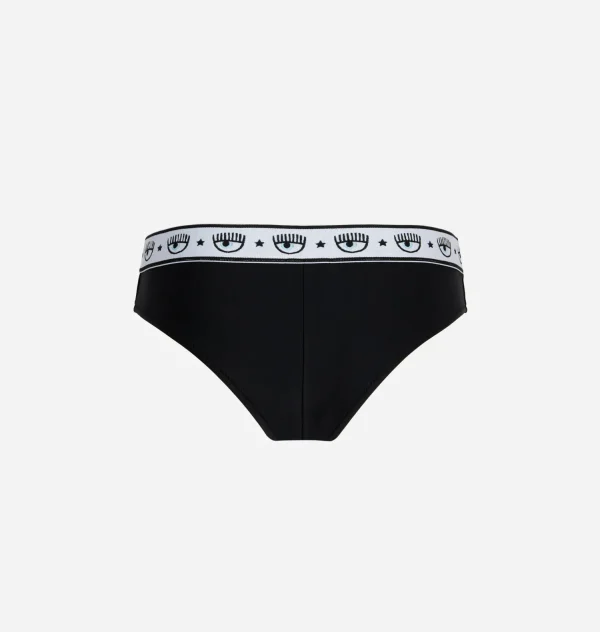 Chiara Ferragni Brand MAXI LOGOMANIA BIKINI BRIEFS | Beachwear
