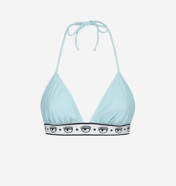 Chiara Ferragni Brand MAXI LOGOMANIA BIKINI TOP | Beachwear