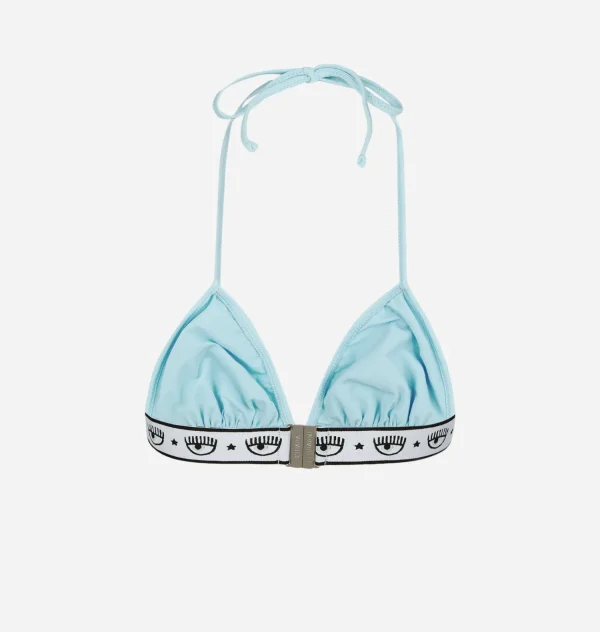 Chiara Ferragni Brand MAXI LOGOMANIA BIKINI TOP | Beachwear