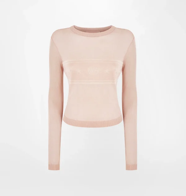 Chiara Ferragni Brand MAXI LOGOMANIA JERSEY | Tops & T-Shirt