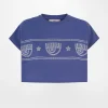Chiara Ferragni Brand MAXI LOGOMANIA STUDS CROP T-SHIRT | Tops & T-Shirt