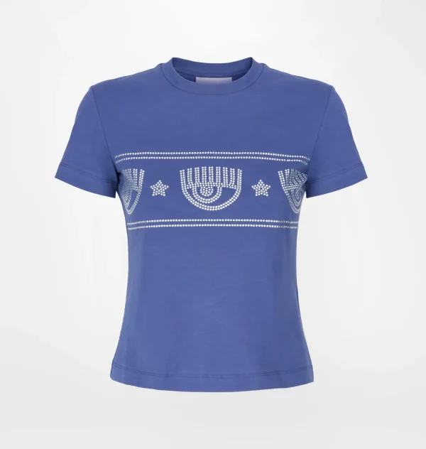 Chiara Ferragni Brand MAXI LOGOMANIA STUDS T-SHIRT | Tops & T-Shirt