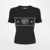 Chiara Ferragni Brand MAXI LOGOMANIA STUDS T-SHIRT | Tops & T-Shirt