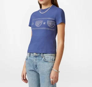 Chiara Ferragni Brand MAXI LOGOMANIA STUDS T-SHIRT | Tops & T-Shirt