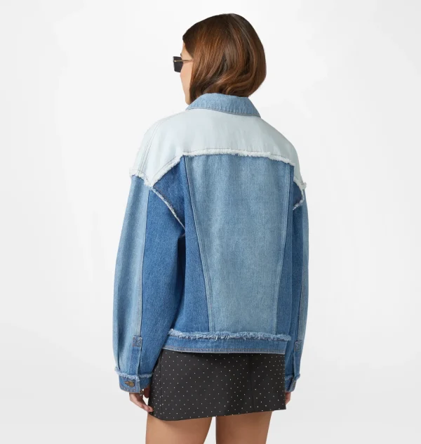 Chiara Ferragni Brand PATCHWORK DENIM JACKET | Blazers & Jackets