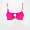 Chiara Ferragni Brand POOL PARTY BIKINI BANDEAU TOP | Beachwear