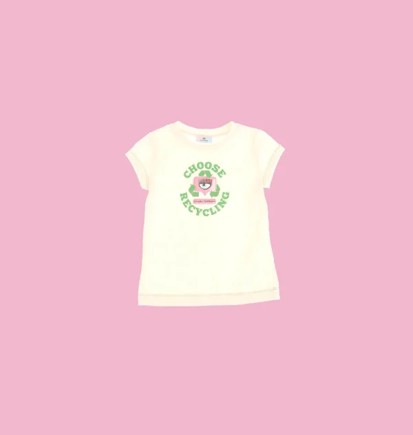 Chiara Ferragni Brand RECYCLING T-SHIRT | Kids Kids 2-10 Years
