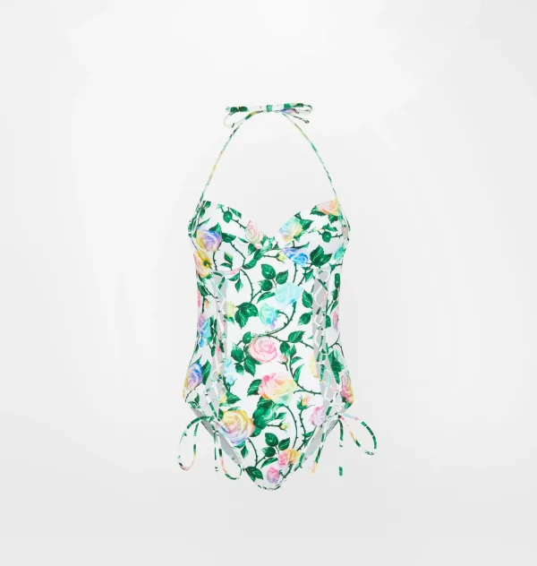 Chiara Ferragni Brand ROSES PUSH-UP ONE-PIECE SWIMSUIT | Beachwear