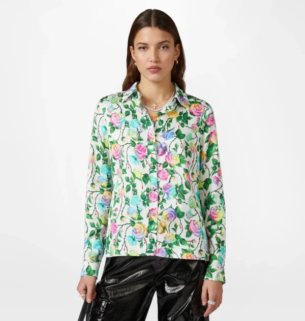 Chiara Ferragni Brand ROSES SHIRT | Tops & T-Shirt