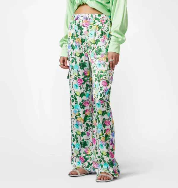 Chiara Ferragni Brand ROSES TROUSERS | Pants & Skirts