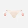 Chiara Ferragni Brand SATIN POM-PON BRIEF | Underwear