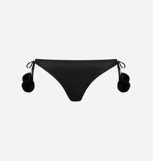 Chiara Ferragni Brand SATIN POM-PON BRIEF | Underwear
