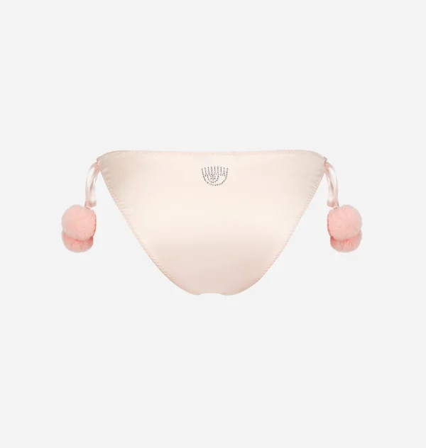 Chiara Ferragni Brand SATIN POM-PON BRIEF | Underwear