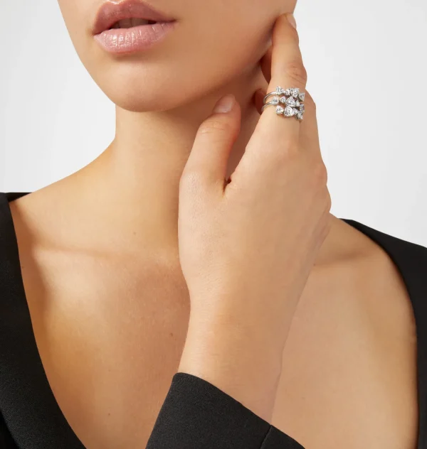 Chiara Ferragni Brand SILVER BIG RING | Rings | Silver 925