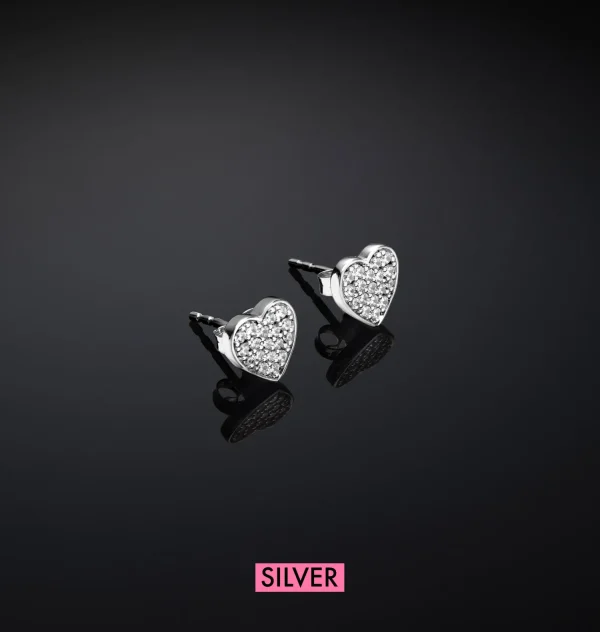 Chiara Ferragni Brand HEART EARRINGS | Earrings | Silver 925