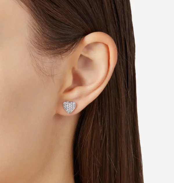 Chiara Ferragni Brand HEART EARRINGS | Earrings | Silver 925