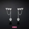 Chiara Ferragni Brand HEART PENDANT EARRINGS | Earrings | Silver 925