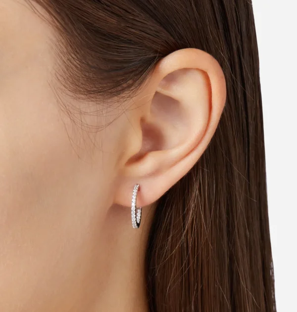 Chiara Ferragni Brand HOOP EARRINGS | Earrings | Silver 925