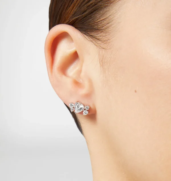 Chiara Ferragni Brand SILVER LOBE EARRINGS | Earrings | Silver 925