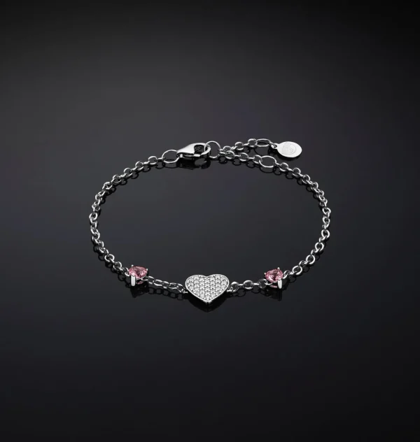 Chiara Ferragni Brand SILVER HEARTS BRACELET | Silver 925