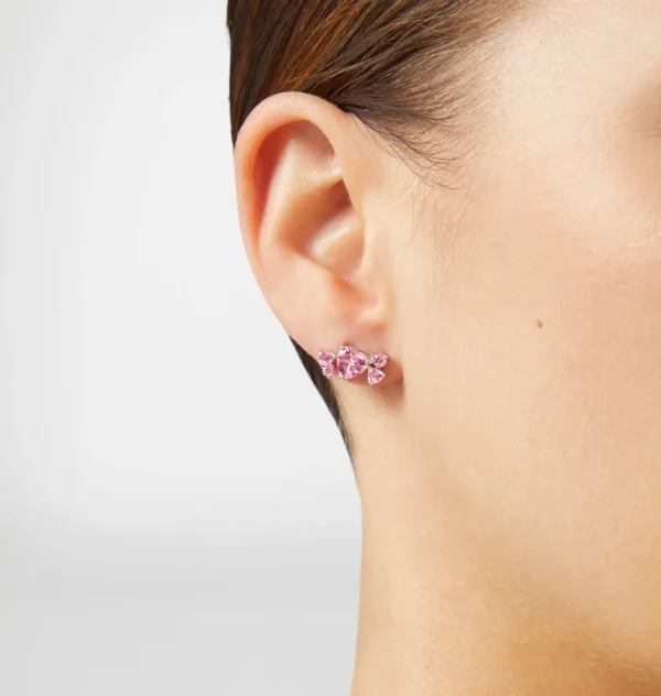 Chiara Ferragni Brand SILVER LOBE EARRINGS | Earrings | Silver 925