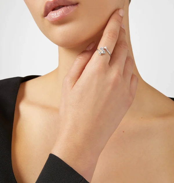 Chiara Ferragni Brand SILVER RING | Rings | Silver 925