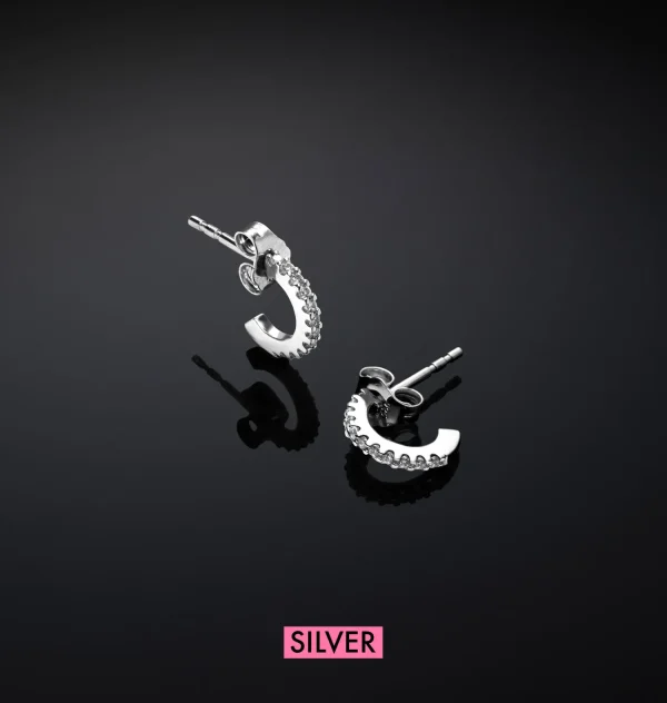 Chiara Ferragni Brand SMALL HOOP EARRINGS | Earrings | Silver 925