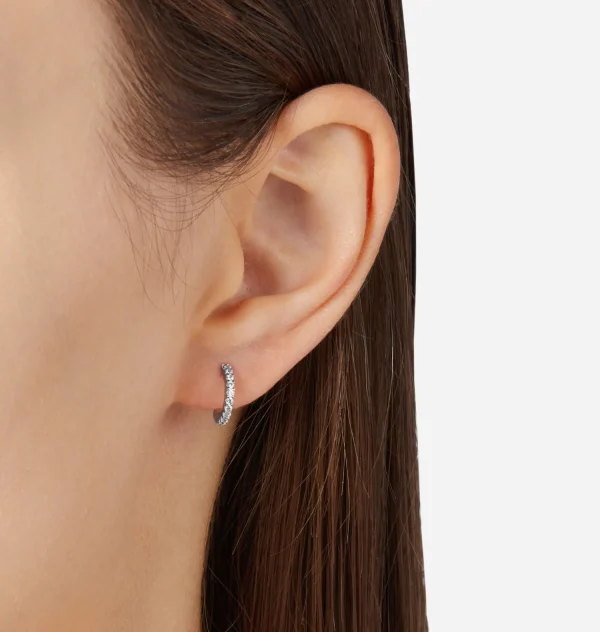 Chiara Ferragni Brand SMALL HOOP EARRINGS | Earrings | Silver 925