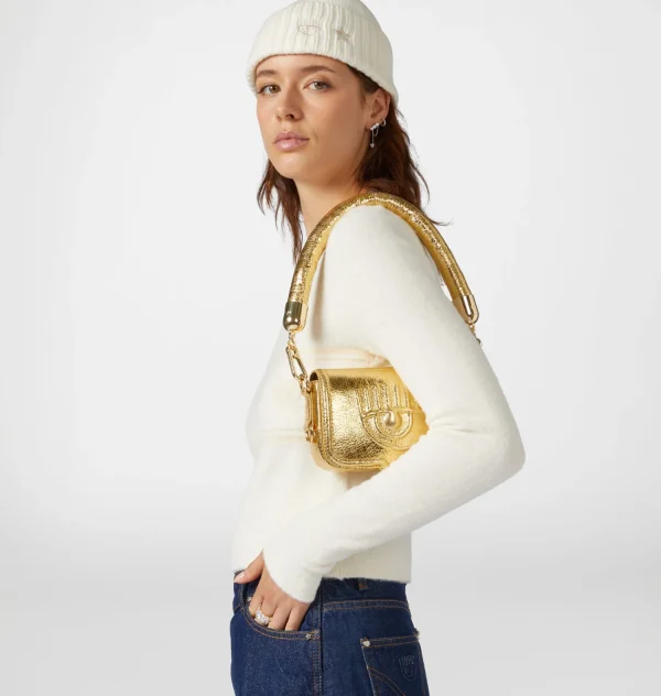 Chiara Ferragni Brand SMALL METAL EYELIKE BAG | Bags