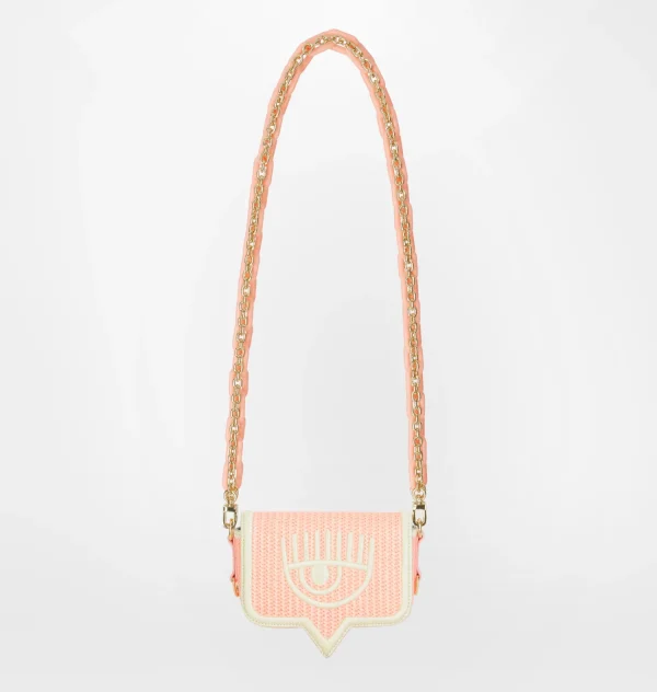 Chiara Ferragni Brand SMALL RAFFIA EYELIKE BAG | Bags