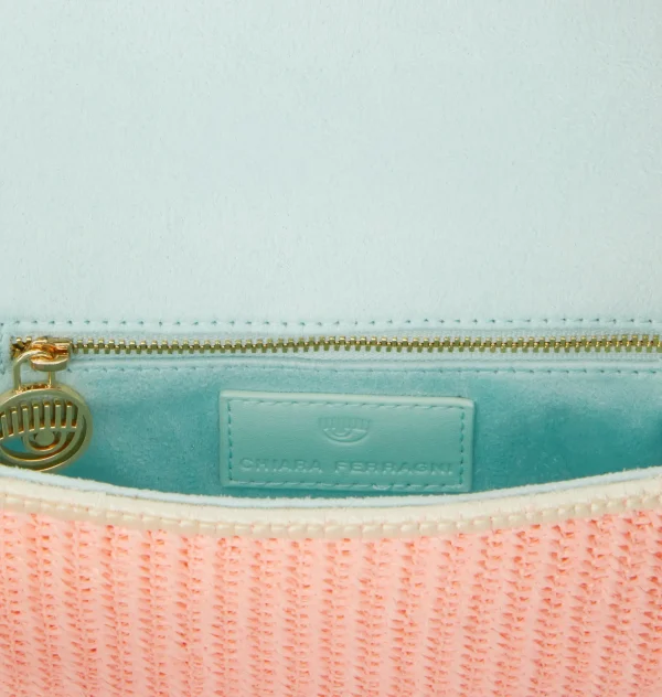 Chiara Ferragni Brand SMALL RAFFIA EYELIKE BAG | Bags