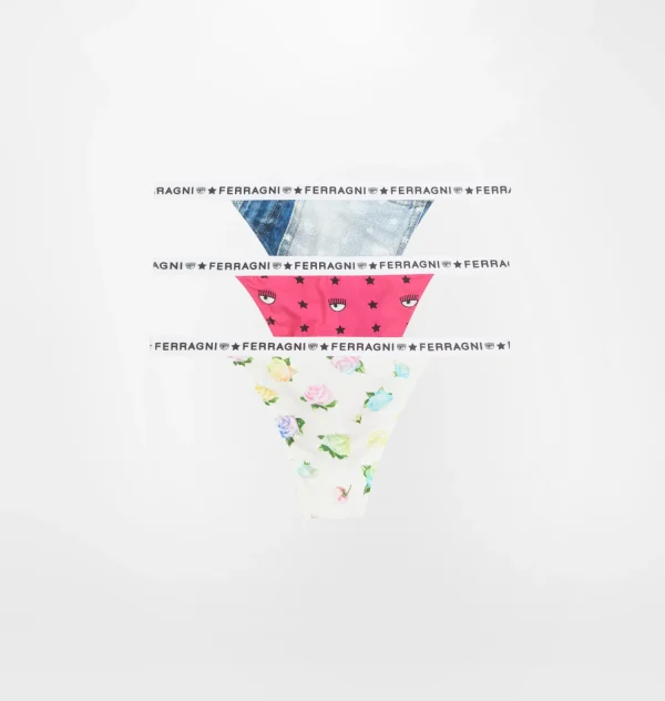 Chiara Ferragni Brand THONG TRIPACK | Underwear