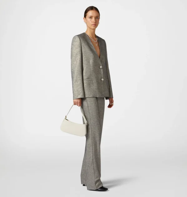 Chiara Ferragni Brand UNIFORM LUREX JACKET | Blazers & Jackets