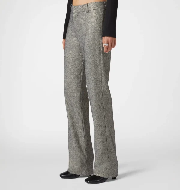 Chiara Ferragni Brand UNIFORM LUREX TROUSERS | Pants & Skirts
