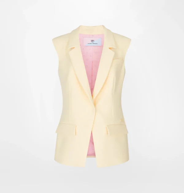 Chiara Ferragni Brand UNIFORM SLEEVELESS JACKET | Blazers & Jackets